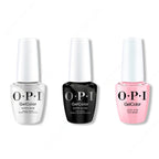 OPI GelColor Intelli-Gel Combo - Super Base Coat, Super Gloss Top Coat & Love Is In The Bare - Long Lasting Formula