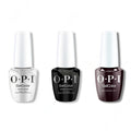 OPI GelColor Intelli-Gel Combo - Super Base Coat, Super Gloss Top Coat & My Private Jet - Long Lasting Formula