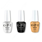 OPI GelColor Intelli-Gel Combo - Super Base Coat, Super Gloss Top Coat & Nougat by Nature - Long Lasting Formula