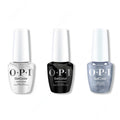 OPI GelColor Intelli-Gel Combo - Super Base Coat, Super Gloss Top Coat & OPI Nails the Runway - Long Lasting Formula