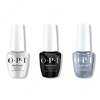 OPI GelColor Intelli-Gel Combo - Super Base Coat, Super Gloss Top Coat & OPI Nails the Runway - Long Lasting Formula