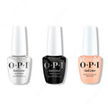OPI GelColor Intelli-Gel Combo - Super Base Coat, Super Gloss Top Coat & Pearl-Clutching Behavior - Long Lasting Formula