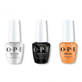 OPI GelColor Intelli-Gel Combo - Super Base Coat, Super Gloss Top Coat & Penny Loafer Lane - Long Lasting Formula