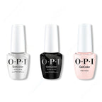 OPI GelColor Intelli-Gel Combo - Super Base Coat, Super Gloss Top Coat & Pink In Bio 0.5 Oz - Long Lasting Formula