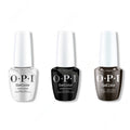 OPI GelColor Intelli-Gel Combo - Super Base Coat, Super Gloss Top Coat & Suzi The First Lady Of Nails - Long Lasting Formula