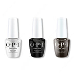 OPI GelColor Intelli-Gel Combo - Super Base Coat, Super Gloss Top Coat & Suzi The First Lady Of Nails - Long Lasting Formula