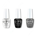 OPI GelColor Intelli-Gel Combo - Super Base Coat, Super Gloss Top Coat & Tempted to Lick-orice - Long Lasting Formula