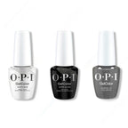 OPI GelColor Intelli-Gel Combo - Super Base Coat, Super Gloss Top Coat & Tempted to Lick-orice - Long Lasting Formula
