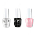 OPI GelColor Intelli-Gel Combo - Super Base Coat, Super Gloss Top Coat & You've Got That Glas-glow - Long Lasting Formula
