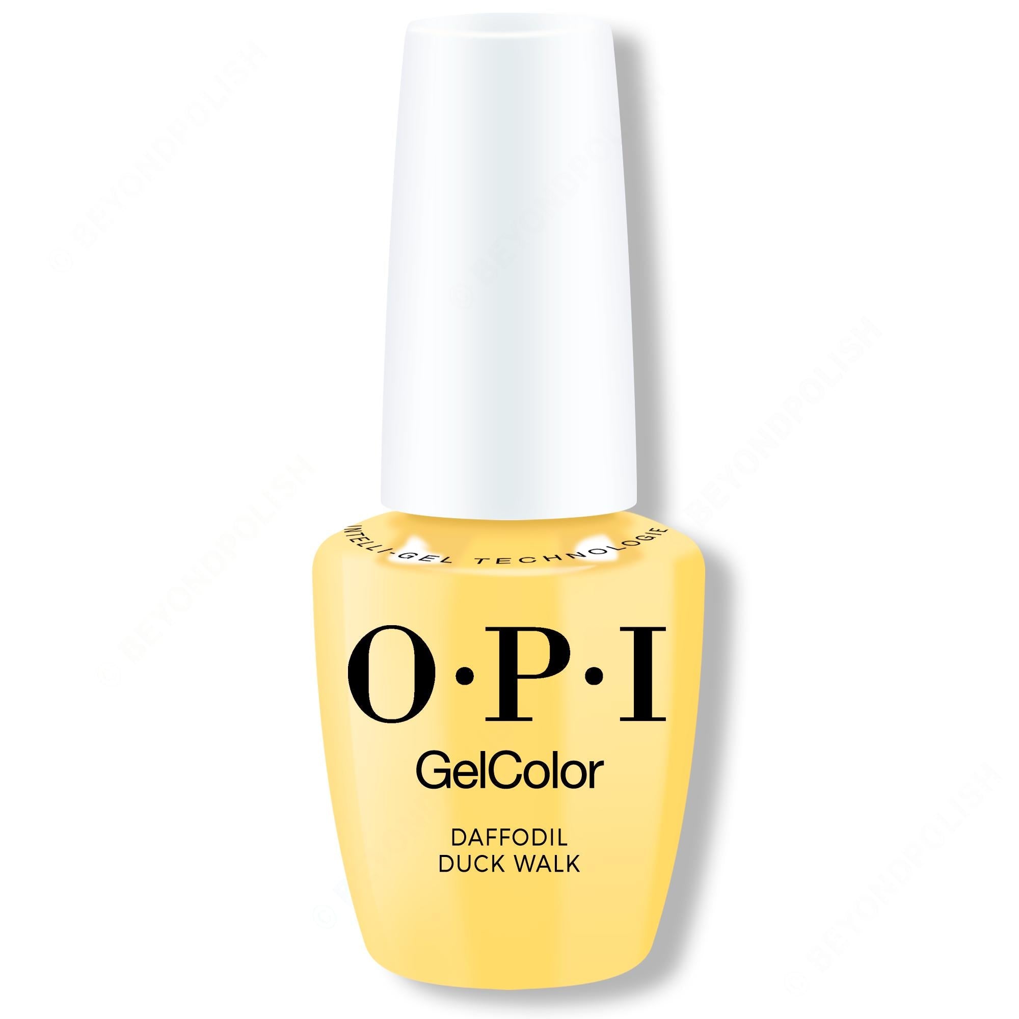 OPI GelColor Intelli-Gel - Daffodil Duck Walk 0.5 oz - Long Lasting Formula