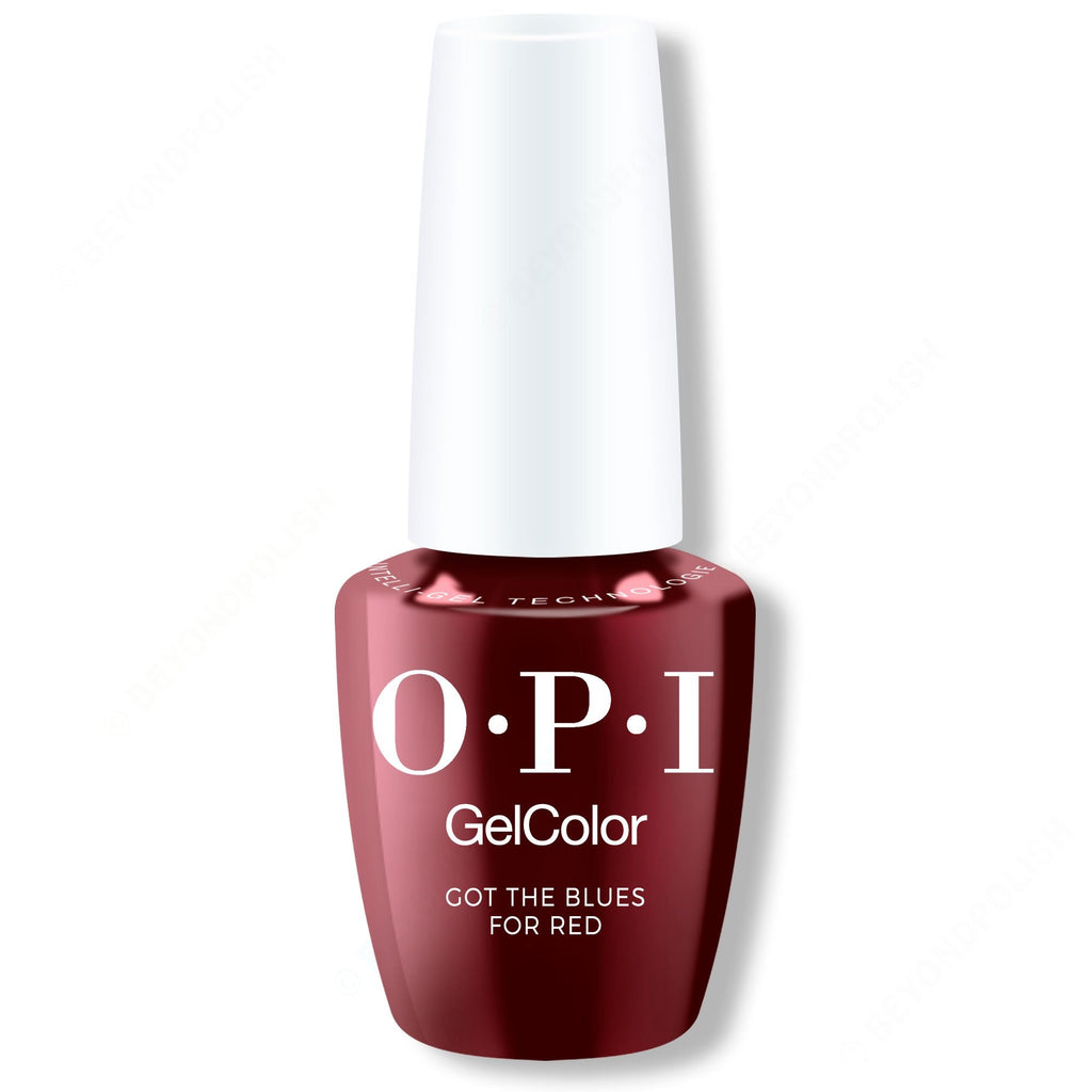 OPI GelColor Intelli-Gel - Got the Blues for Red 0.5 oz - Long Lasting Formula