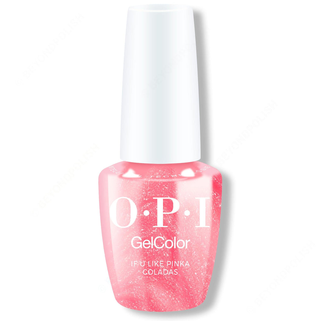 OPI GelColor Intelli-Gel - If U like Pinka Coladas 0.5 oz - Long Lasting Formula