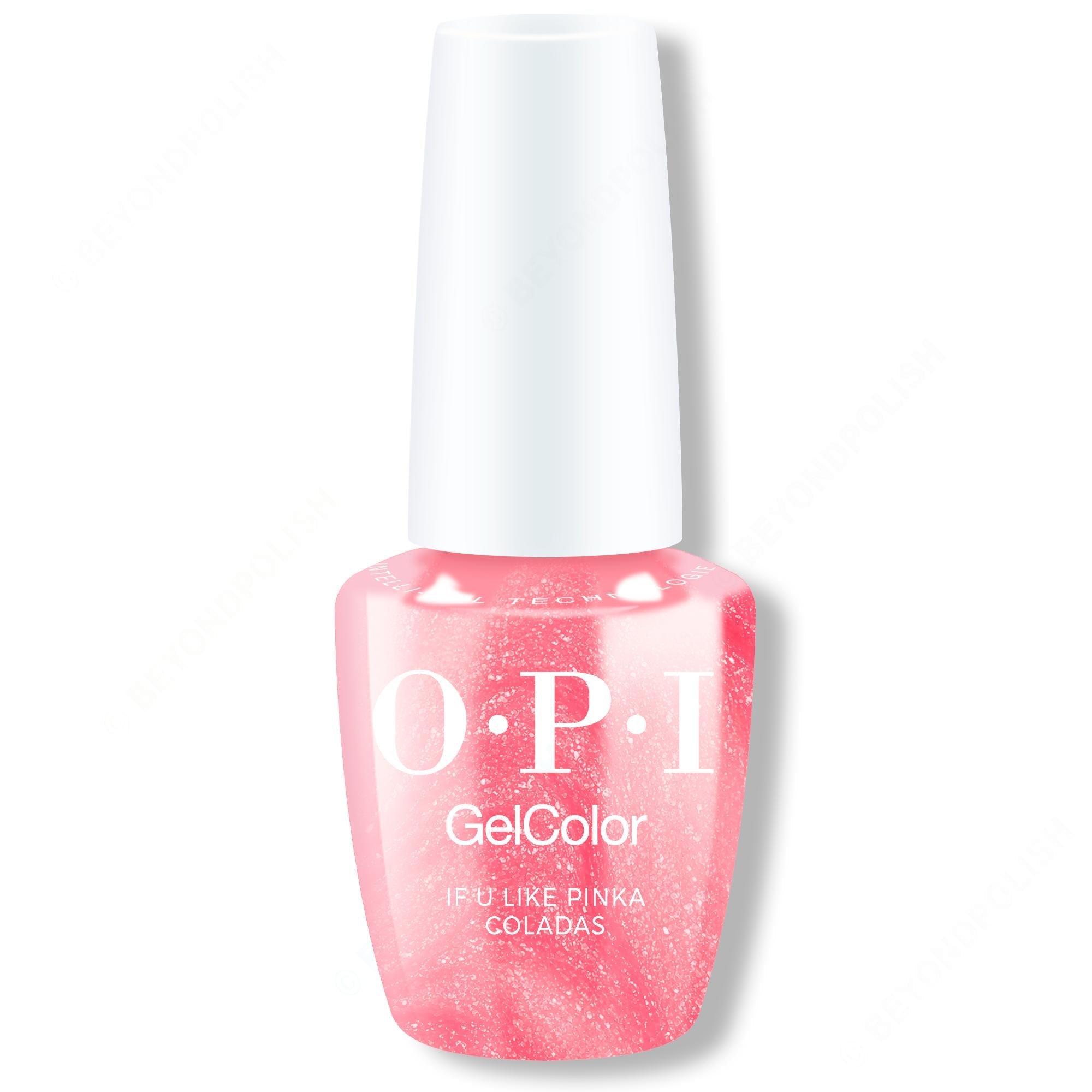 OPI GelColor Intelli-Gel - If U like Pinka Coladas 0.5 oz - Long Lasting Formula