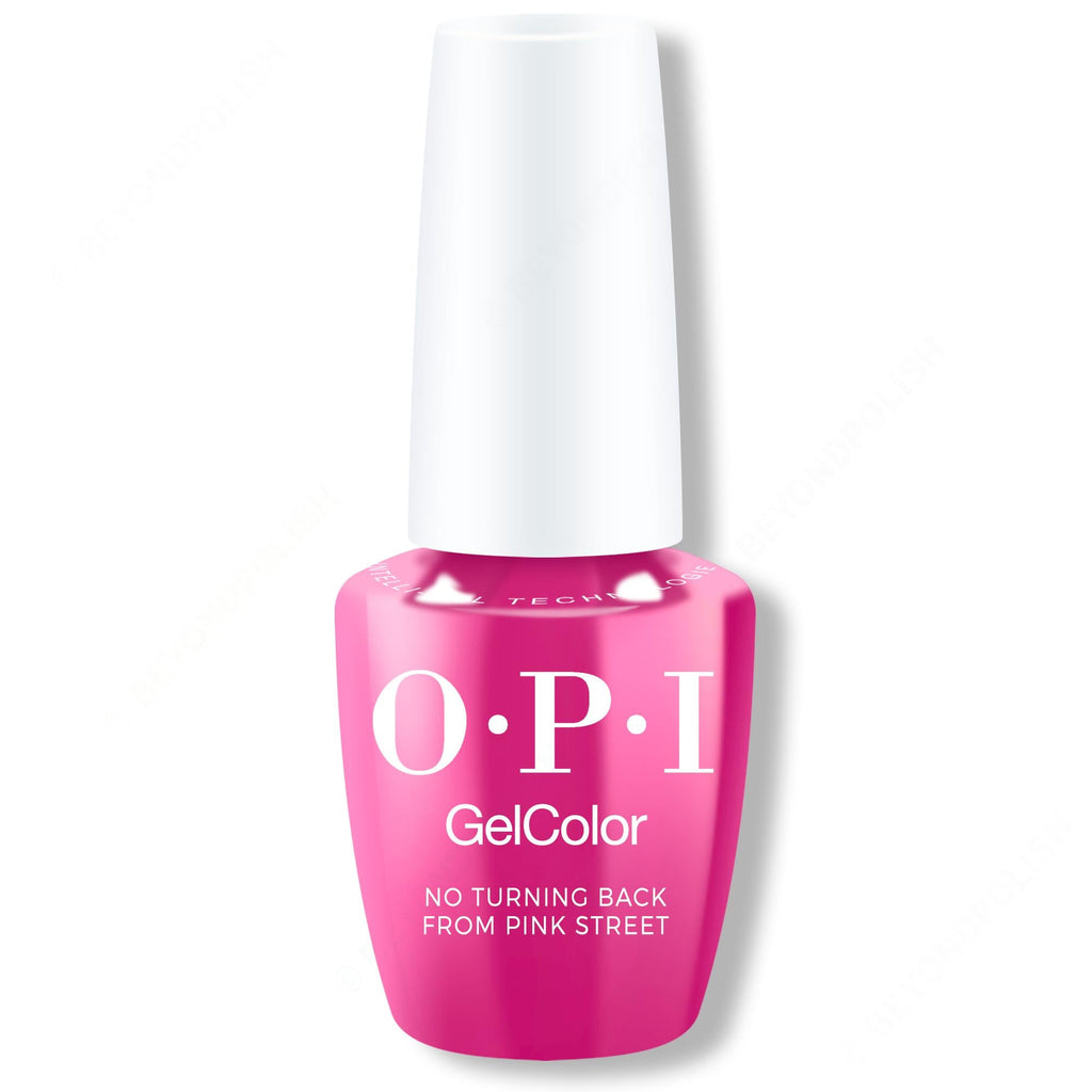 OPI GelColor Intelli-Gel - No Turning Back From Pink Street 0.5 Oz - Long Lasting Formula