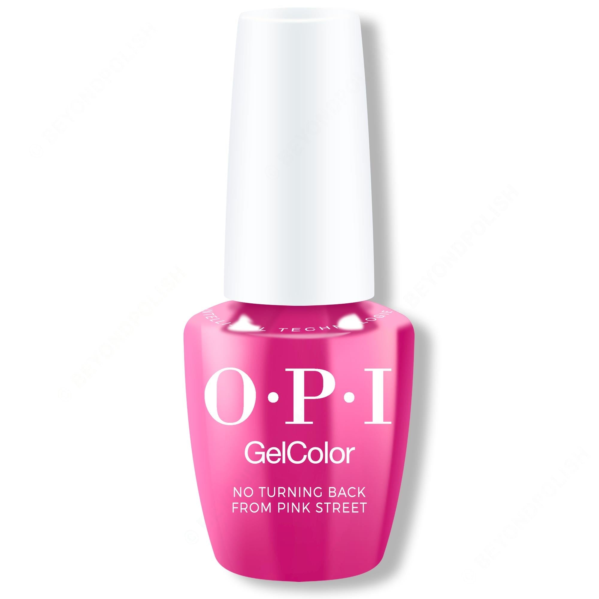 OPI GelColor Intelli-Gel - No Turning Back From Pink Street 0.5 Oz - Long Lasting Formula