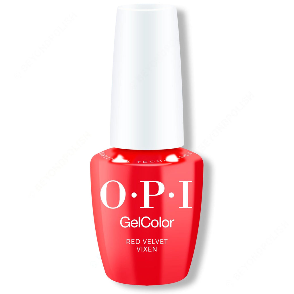 OPI GelColor Intelli-Gel - Red Velvet Vixen 0.5 oz - Long Lasting Formula
