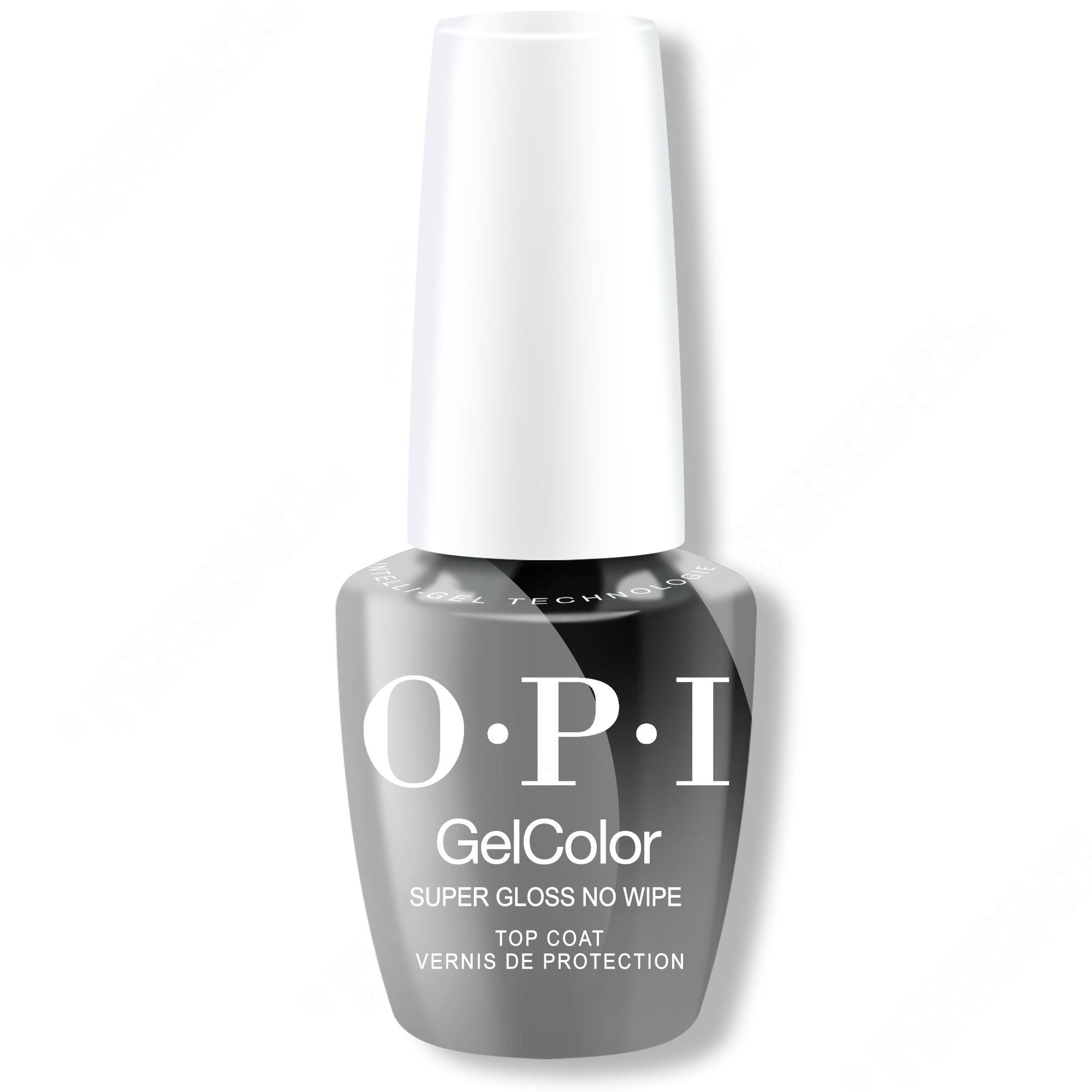 OPI GelColor Intelli-Gel - Super Gloss No Wipe Top Coat 0.5 oz - Long Lasting Formula