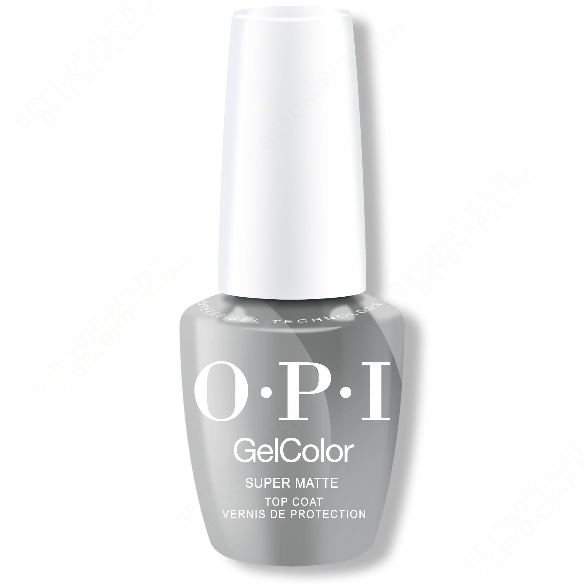 OPI GelColor Intelli-Gel - Super Matte Top Coat 0.5 oz - Long Lasting Formula
