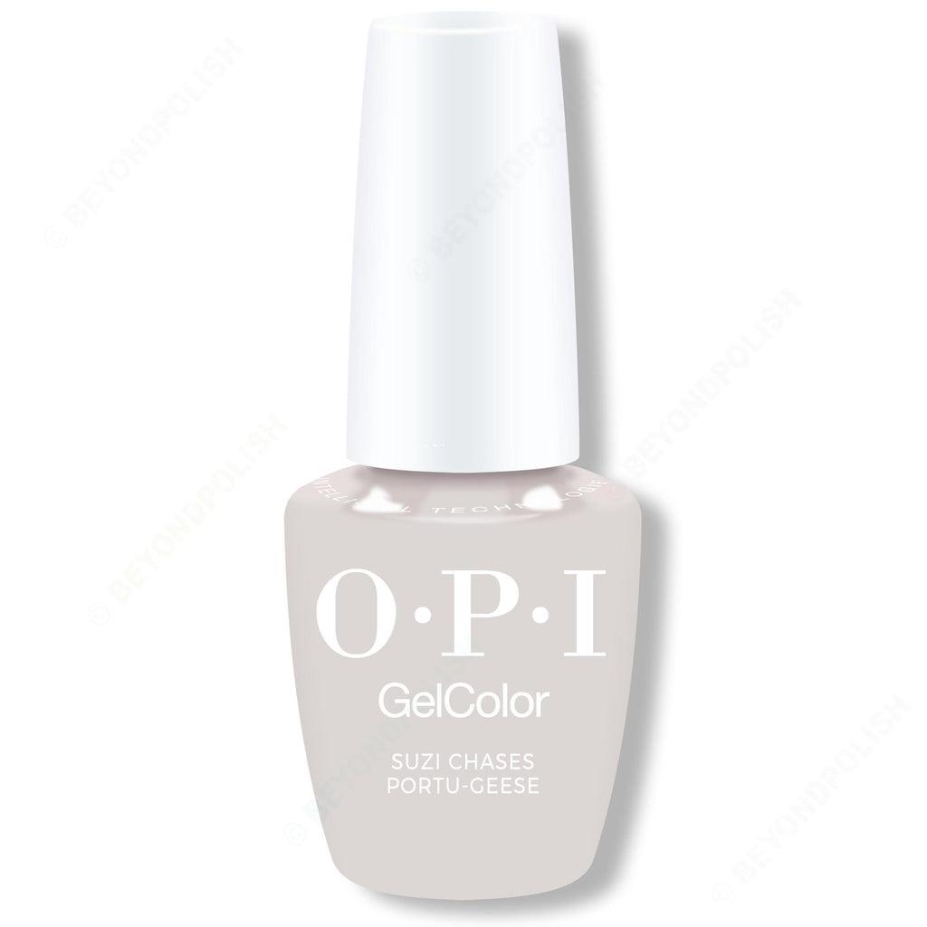 OPI GelColor Intelli-Gel - Suzi Chases Portu-Geese 0.5 oz - Long Lasting Formula