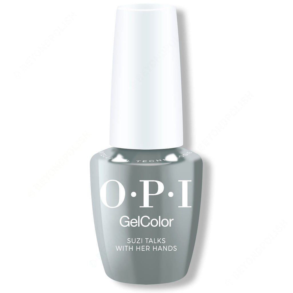 OPI GelColor Intelli-Gel - Suzi Talks With Her Hands 0.5 oz - Long Lasting Formula