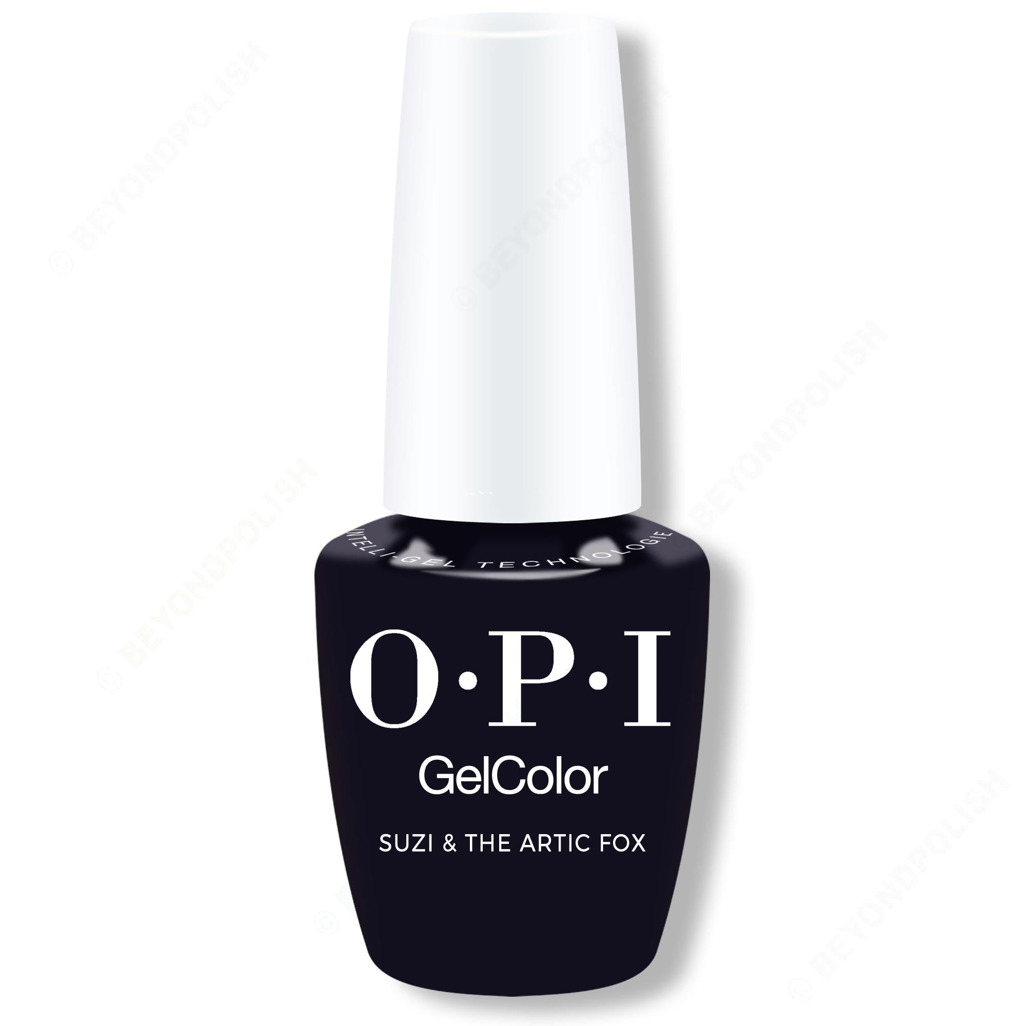 OPI GelColor Intelli-Gel - Suzi & the Arctic Fox 0.5 oz - Long Lasting Formula
