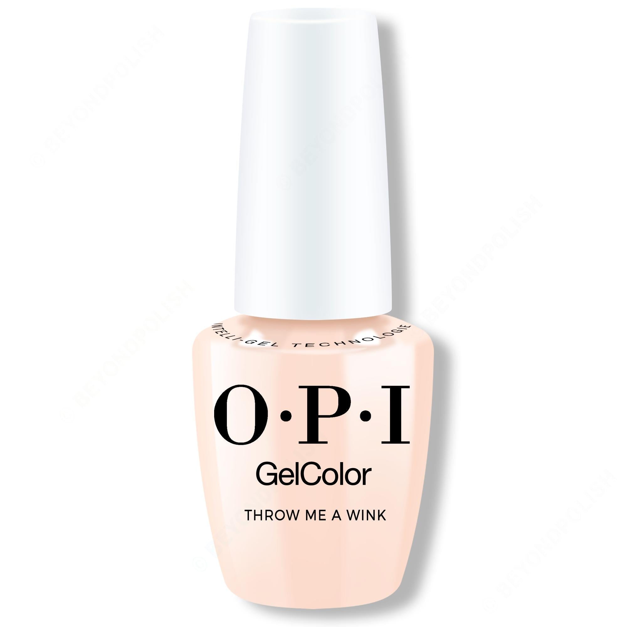 OPI GelColor Intelli-Gel - Throw Me A Wink 0.5 oz - Long Lasting Formula