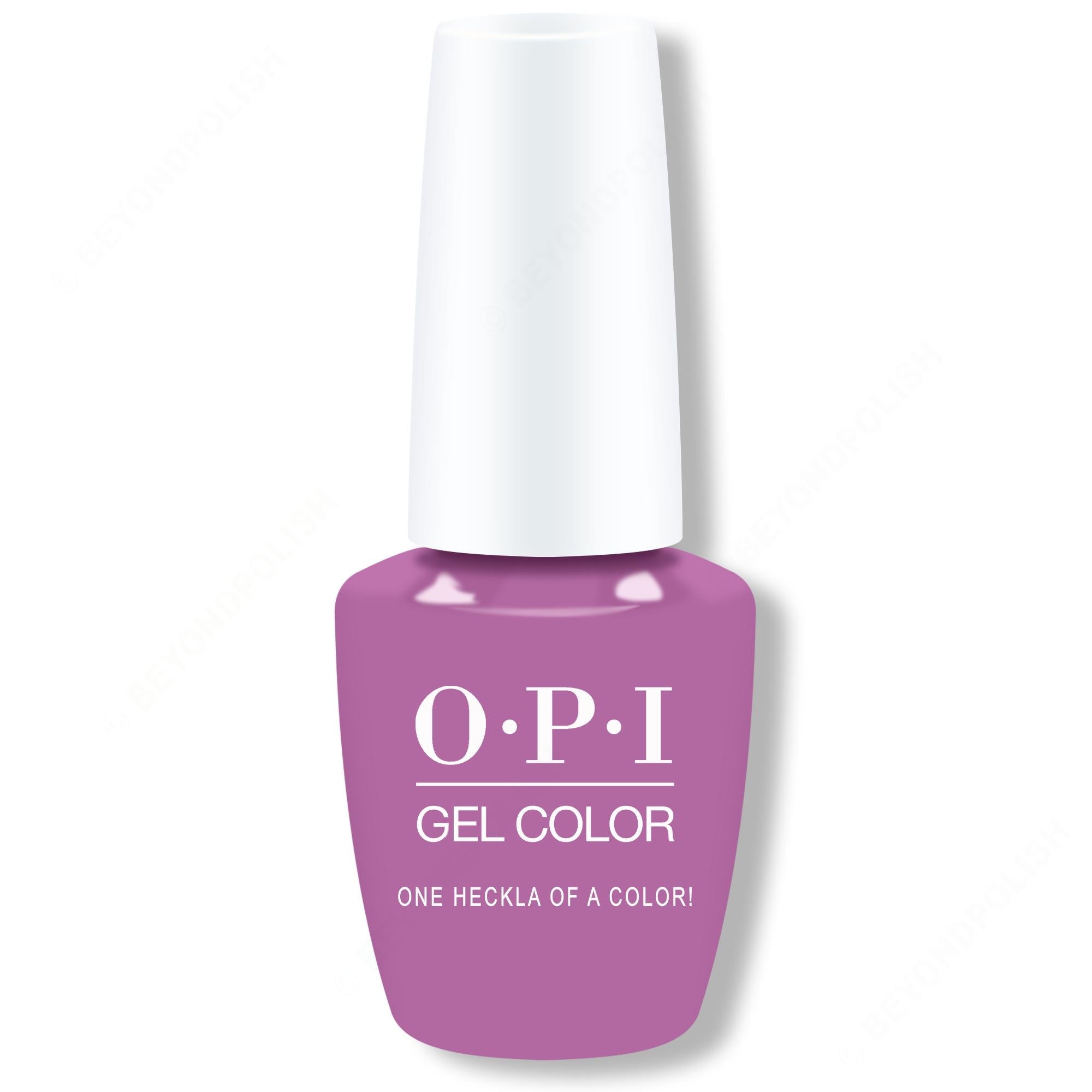 OPI GelColor - One Heckla of a Color! 0.5 oz - Long Lasting Formula