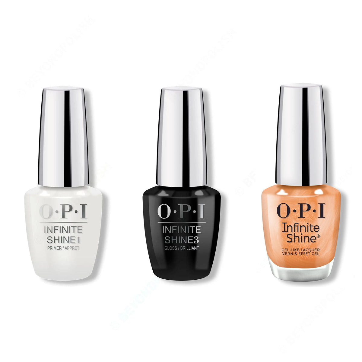 OPI - Infinite Shine Combo - Base, Top & 2000 Karats - Long Lasting Formula