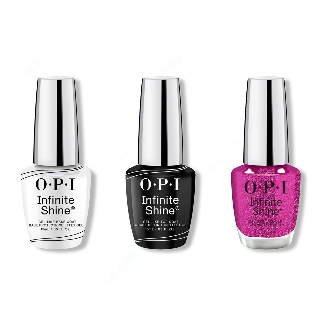 OPI - Infinite Shine Combo - Base, Top & A Lil Suga & Spice - Long Lasting Formula