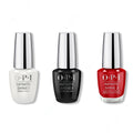 OPI - Infinite Shine Combo - Base, Top & A Little Guilt Under The Kilt - Long Lasting Formula