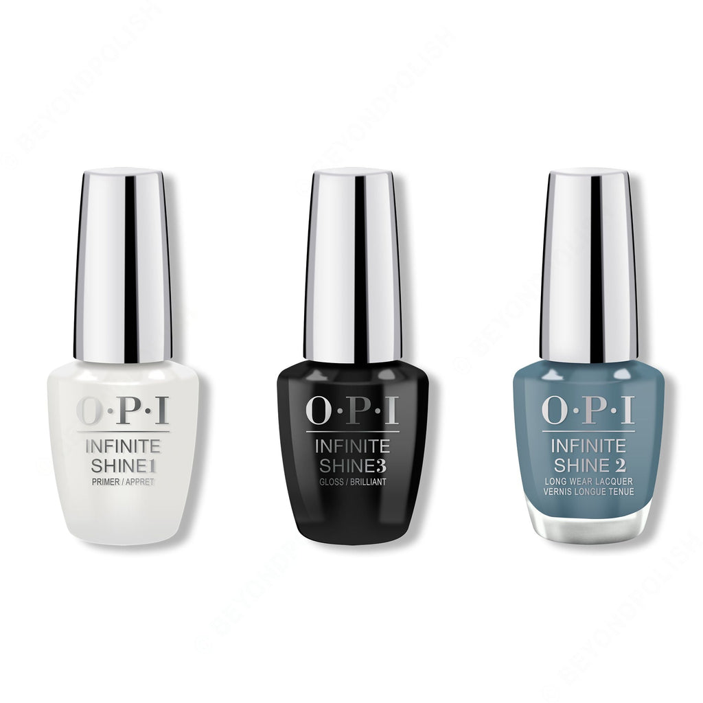 OPI - Infinite Shine Combo - Base, Top & Alpaca My Bags 0.5 oz - Long Lasting Formula