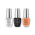 OPI - Infinite Shine Combo - Base, Top & Always Within Peach - Long Lasting Formula