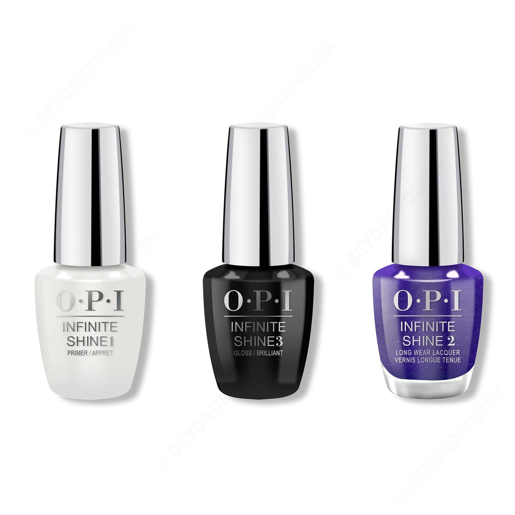OPI - Infinite Shine Combo - Base, Top & Aquarius Renegade - Long Lasting Formula