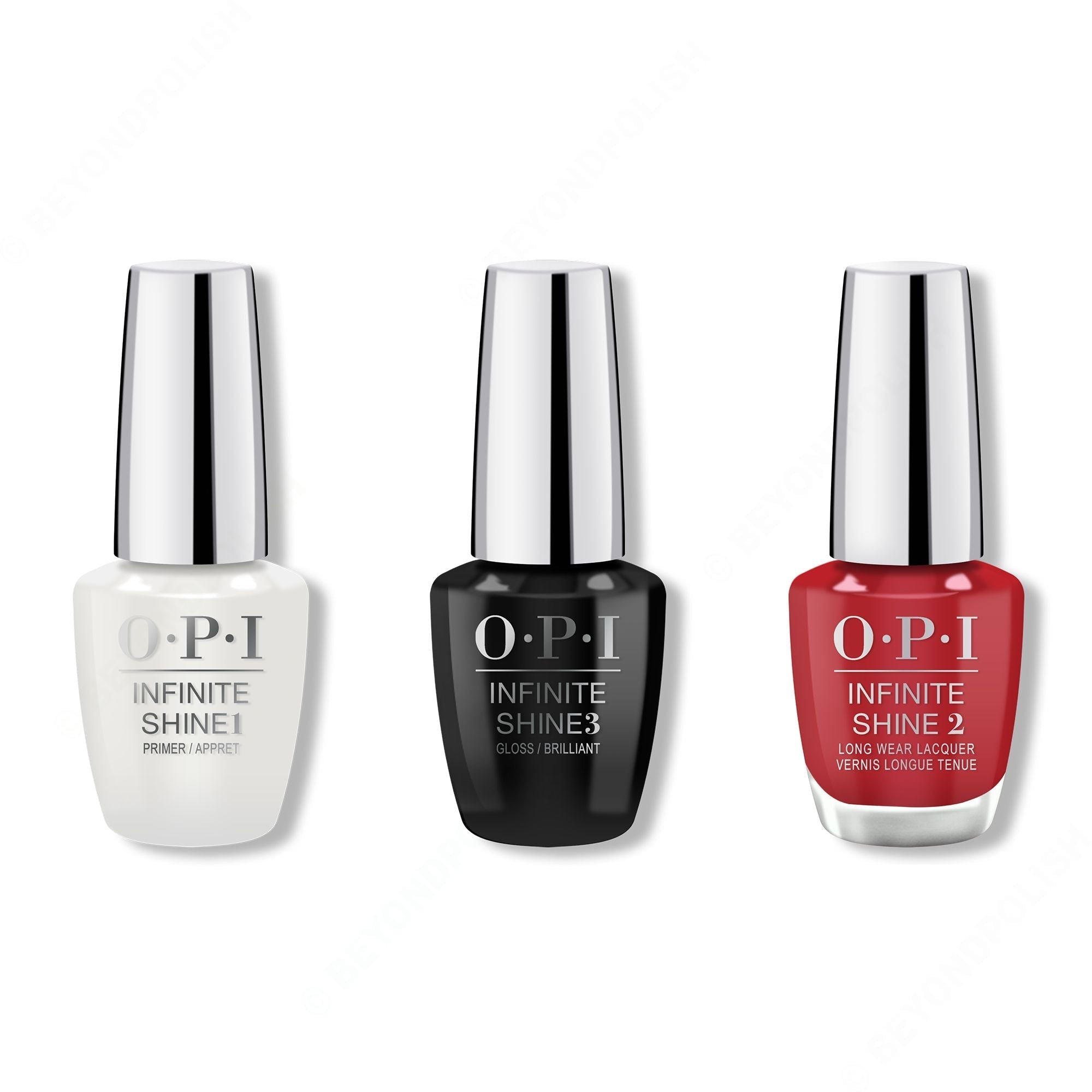 OPI - Infinite Shine Combo - Base, Top & Art Walk in Suzi's Shoes - Long Lasting Formula