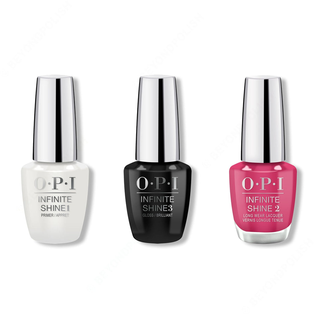 OPI - Infinite Shine Combo - Base, Top & Aurora Berry-alis - Long Lasting Formula