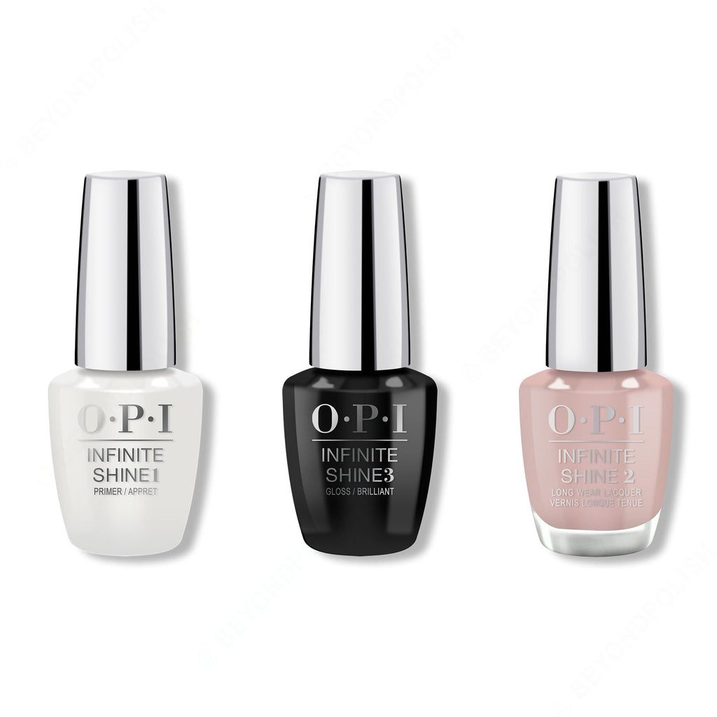 OPI - Infinite Shine Combo - Base, Top & Bare My Soul - Long Lasting Formula