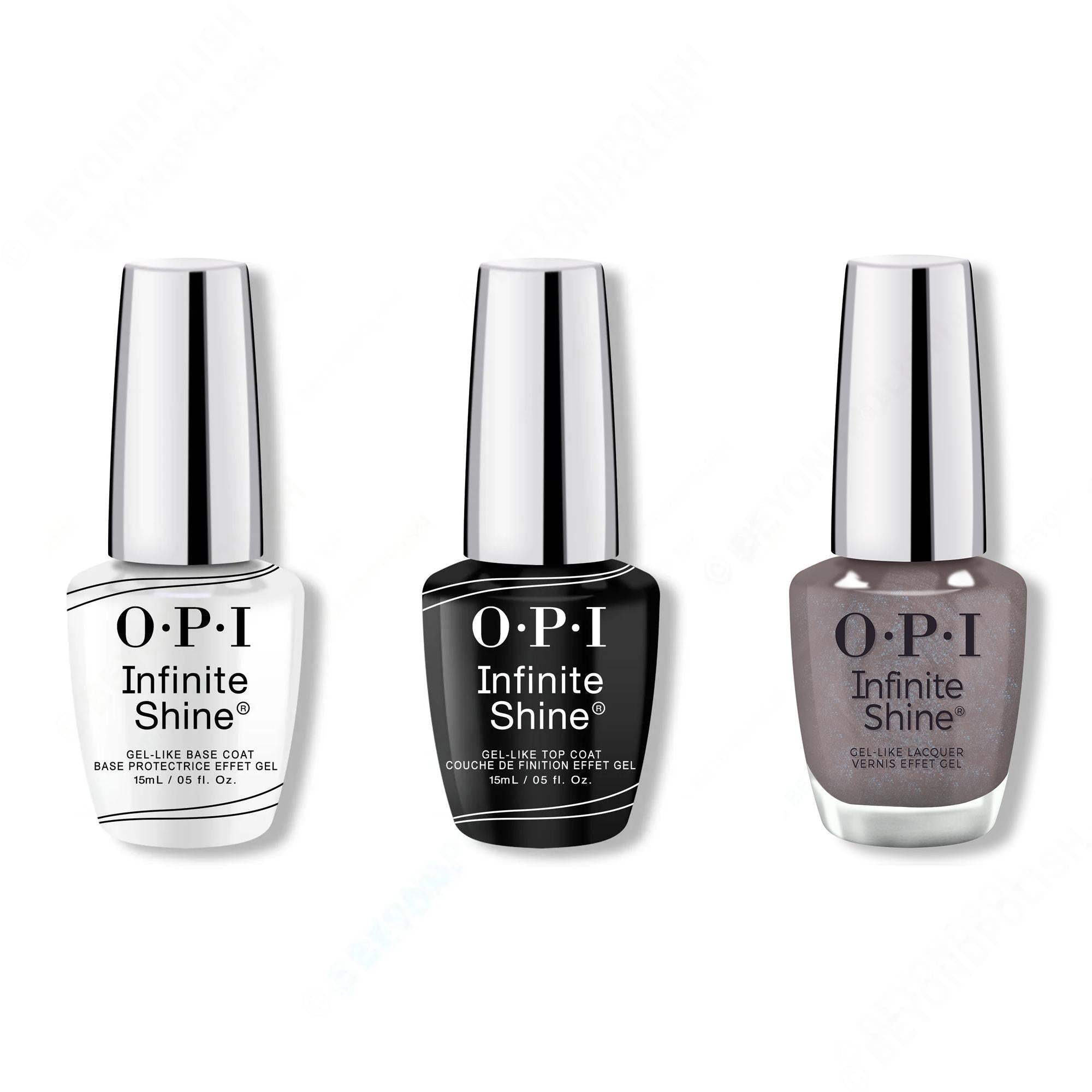 OPI - Infinite Shine Combo - Base, Top & Belly Button Bling - Long Lasting Formula