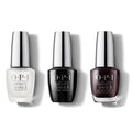 OPI - Infinite Shine Combo - Base, Top & Black To Reality 0.5 oz - Long Lasting Formula