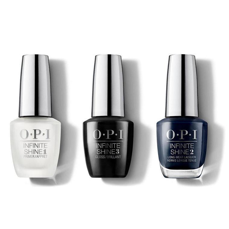 OPI - Infinite Shine Combo - Base, Top & Boyfriend Jeans - Long Lasting Formula