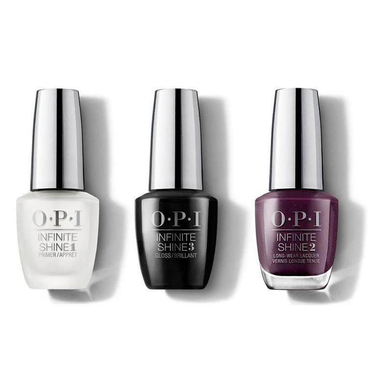 OPI - Infinite Shine Combo - Base, Top & Boys Be Thistle-ing At Me - Long Lasting Formula