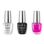 OPI - Infinite Shine Combo - Base, Top & Brighter Daze Ahead - Long Lasting Formula