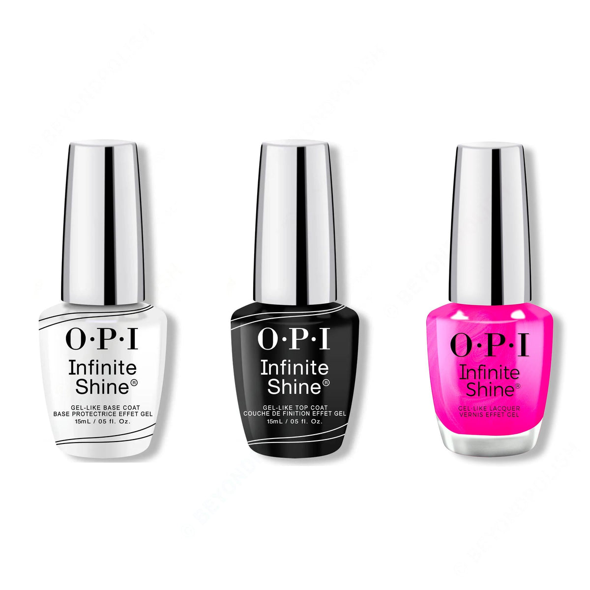 OPI - Infinite Shine Combo - Base, Top & Brighter Daze Ahead - Long Lasting Formula