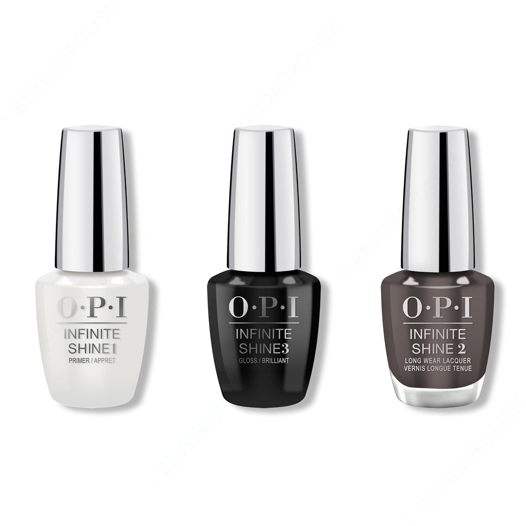 OPI - Infinite Shine Combo - Base, Top & Brown To Earth - Long Lasting Formula