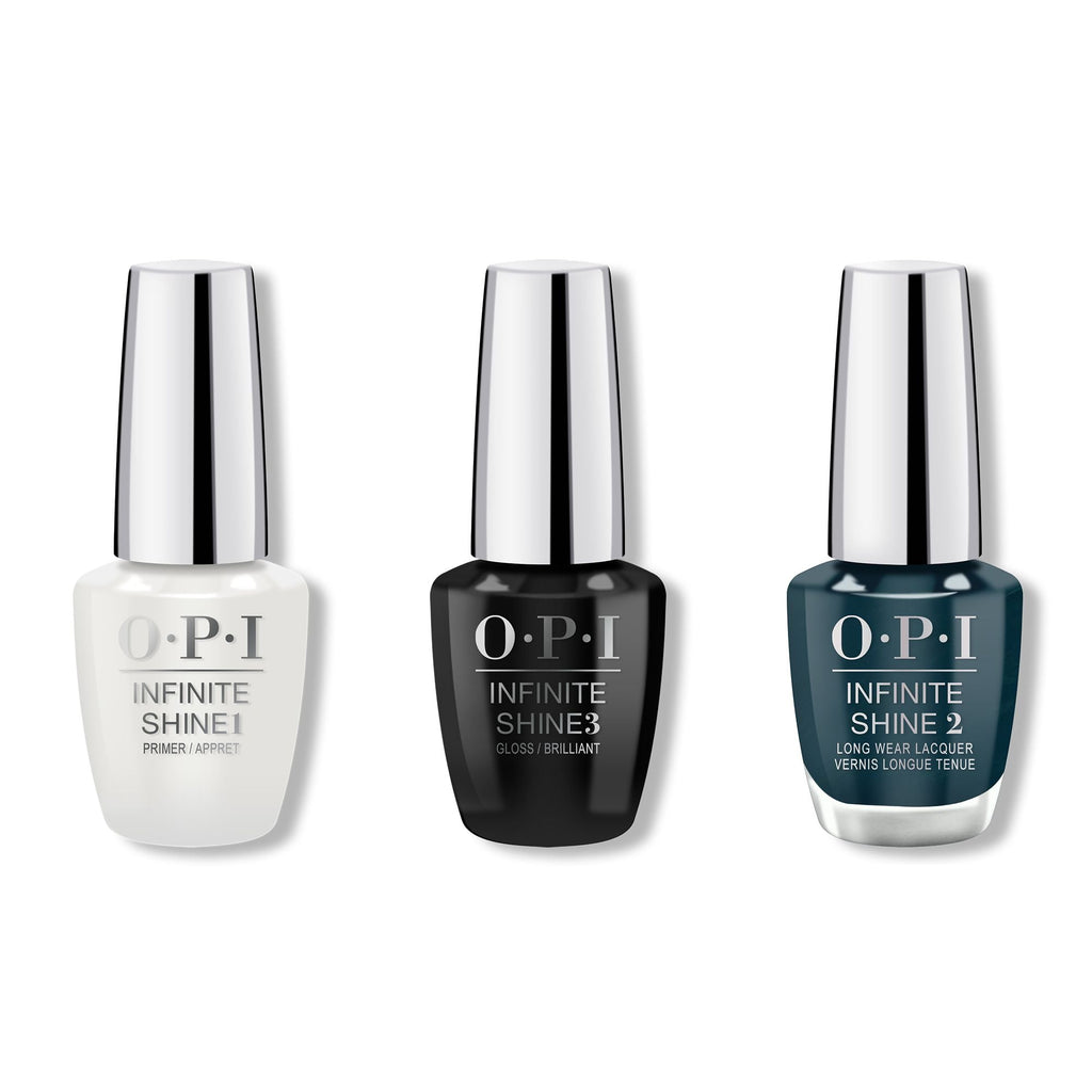 OPI - Infinite Shine Combo - Base, Top & CIA=Color Is Awesome - Long Lasting Formula