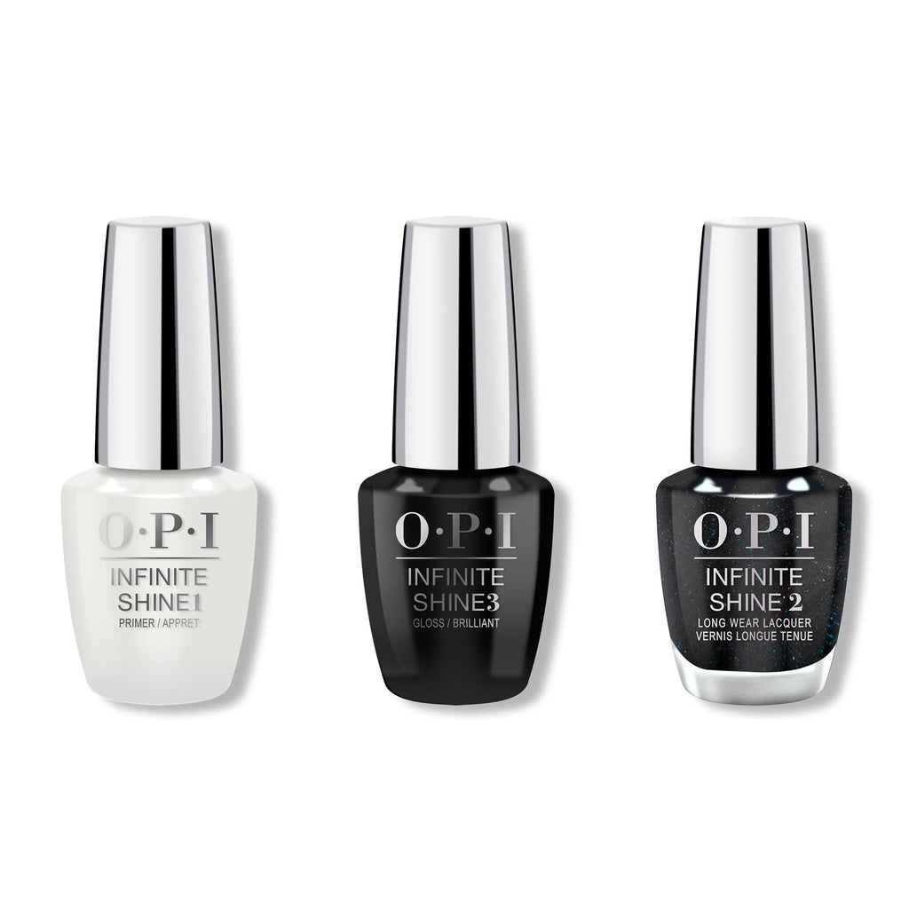 OPI - Infinite Shine Combo - Base, Top & Cave The Way - Long Lasting Formula