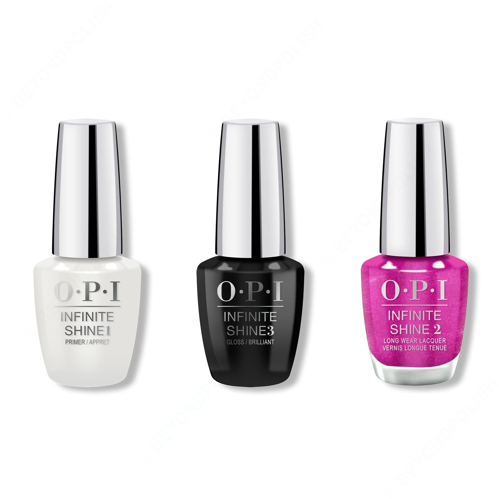 OPI - Infinite Shine Combo - Base, Top & Charmed, I'm Sure - Long Lasting Formula