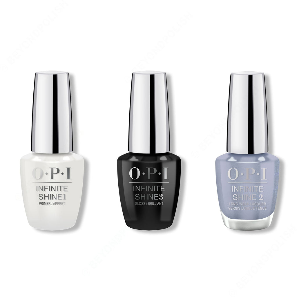OPI - Infinite Shine Combo - Base, Top & Check Out the Old Geysirs - Long Lasting Formula