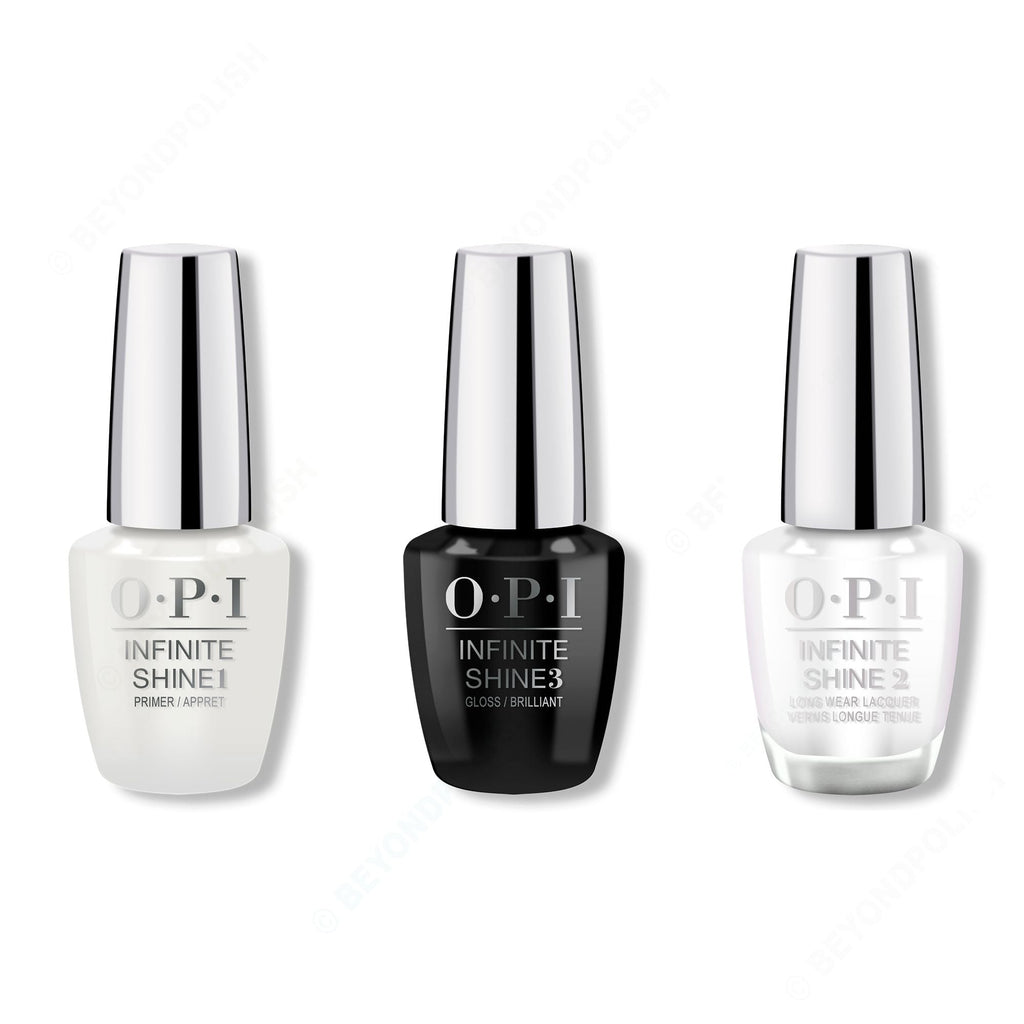 OPI - Infinite Shine Combo - Base, Top & Chill 'Em With Kindness - Long Lasting Formula