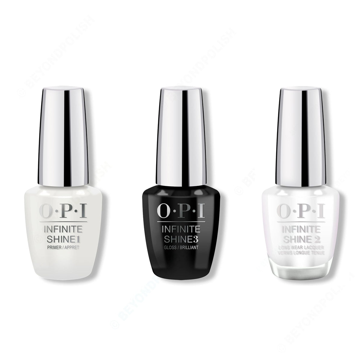 OPI - Infinite Shine Combo - Base, Top & Chill 'Em With Kindness - Long Lasting Formula
