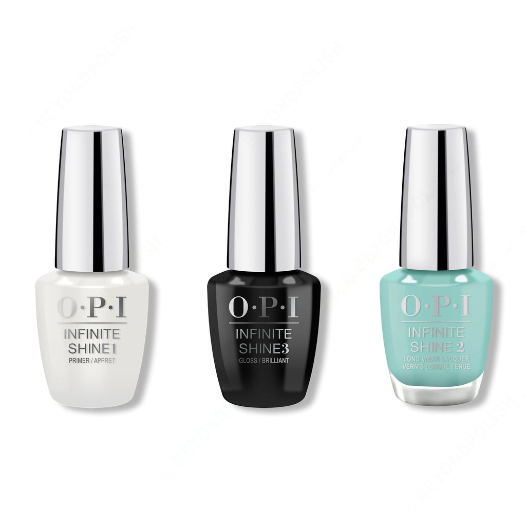 OPI - Infinite Shine Combo - Base, Top & Closer Than You Might Belem 0.5 oz - Long Lasting Formula